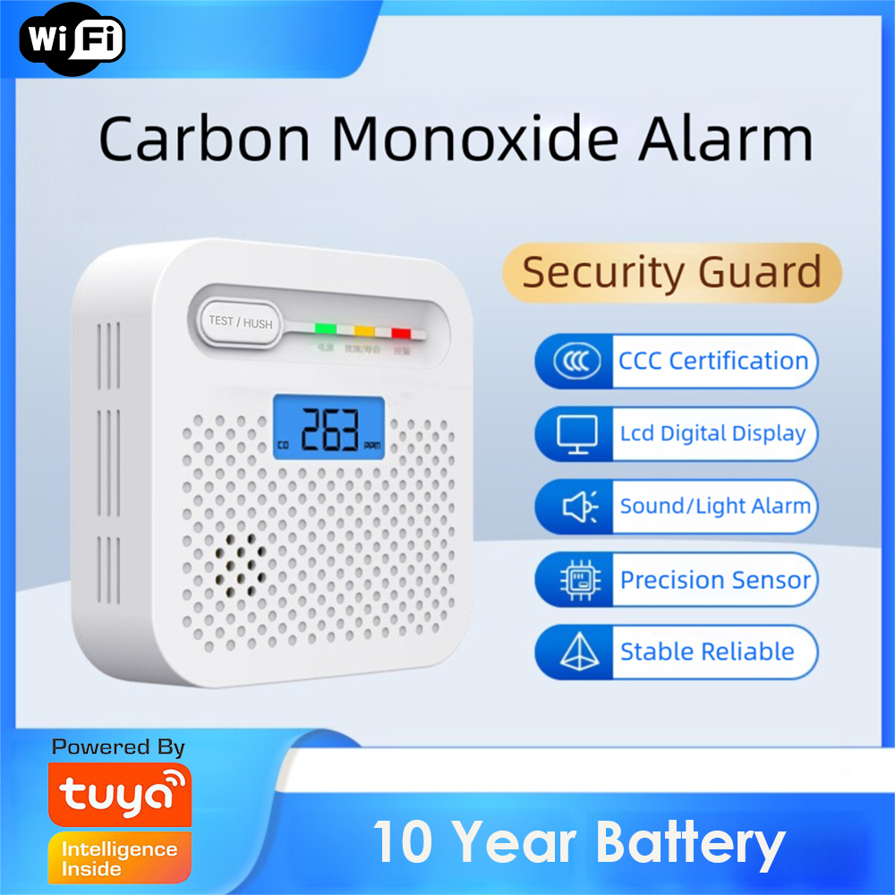 Tuya Smart WiFi CO Detector LC - Co Detector Plug review and price